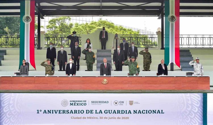 A un año de inicio de operaciones de la Guardia Nacional, es mucho lo avanzado, destaca López Obrador