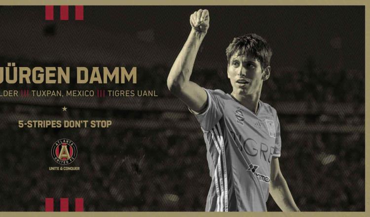 Confirma Atlanta United fichaje del mexicano Jürgen Damm