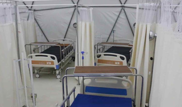 Tabasco tiene sólo el 30% de camas de hospitalización general disponibles para pacientes covid