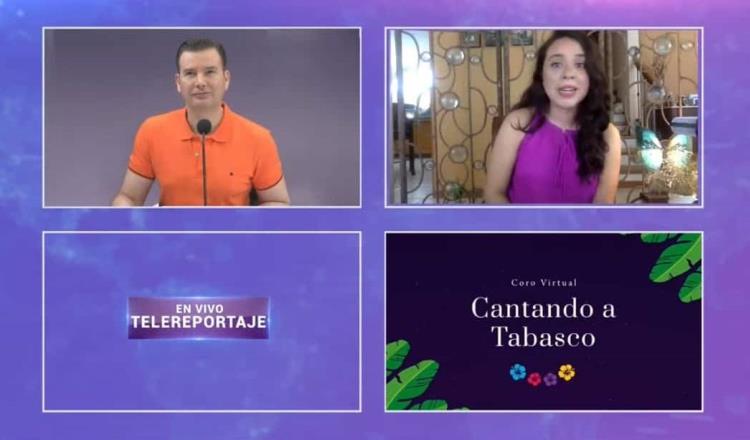 20 tabasqueños amateurs participarán en el coro virtual  “Cantando a Tabasco” 