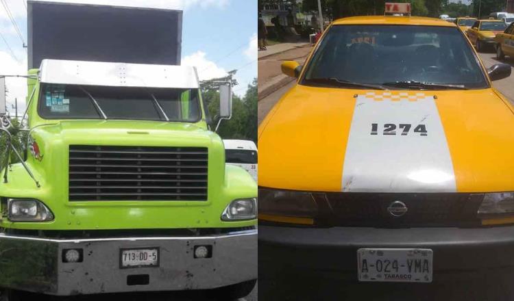 Recuperan policías dos autos robados en Villahermosa