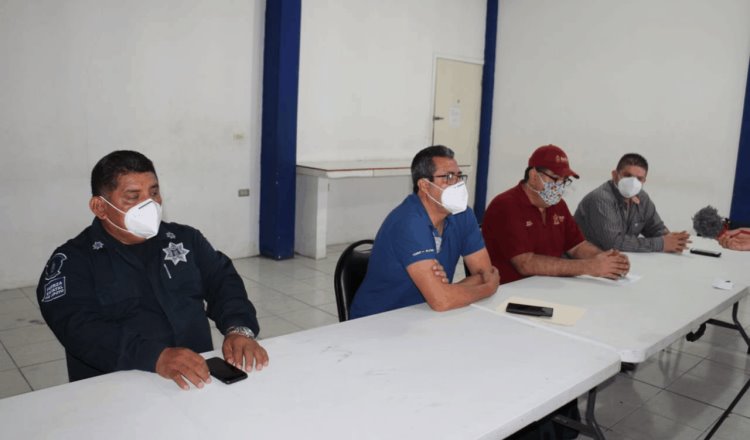 Escoltarán policías de Huimanguillo de vuelta a sus viviendas a quienes no usen cubrebocas en el municipio