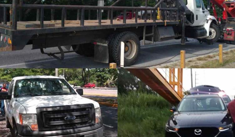 Recuperan tres unidades robadas con violencia en Macultepec y Centro