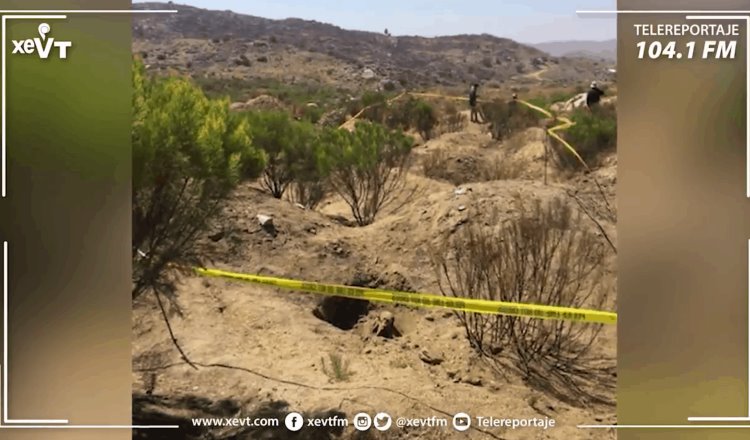Hallan seis cuerpos enterrados y restos óseos en Baja California