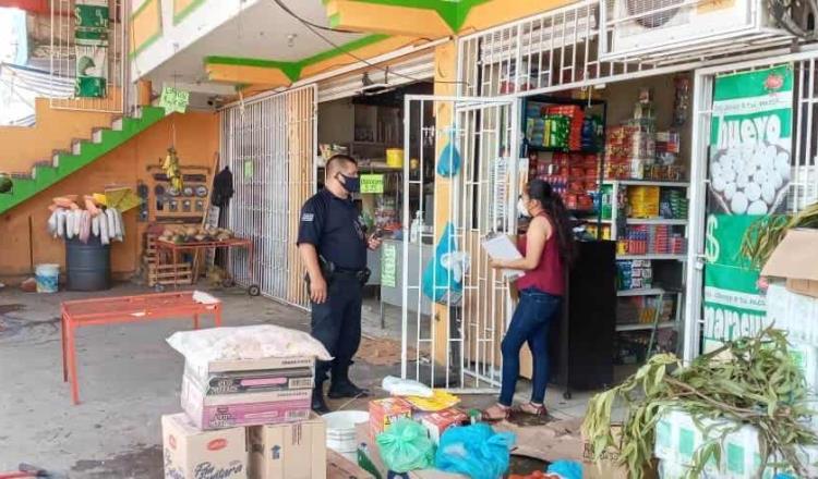 Advierten multas y clausuras en Comalcalco a comercios que no respeten medidas sanitarias