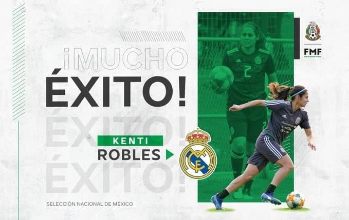 Llega Kenti Robles como primera mexicana al Real Madrid