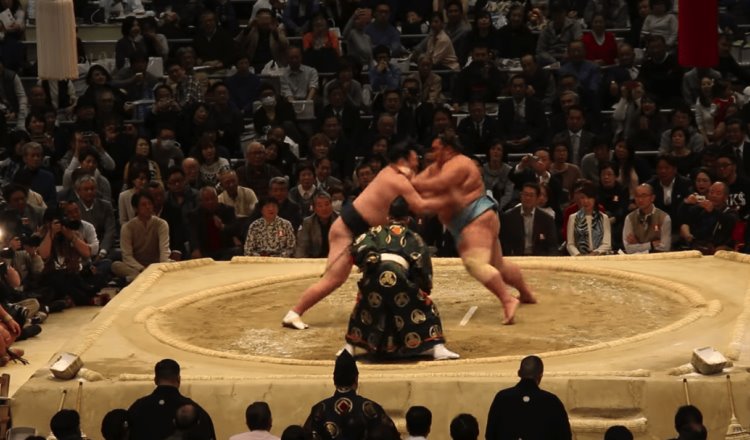 Validan espectadores en peleas de sumo