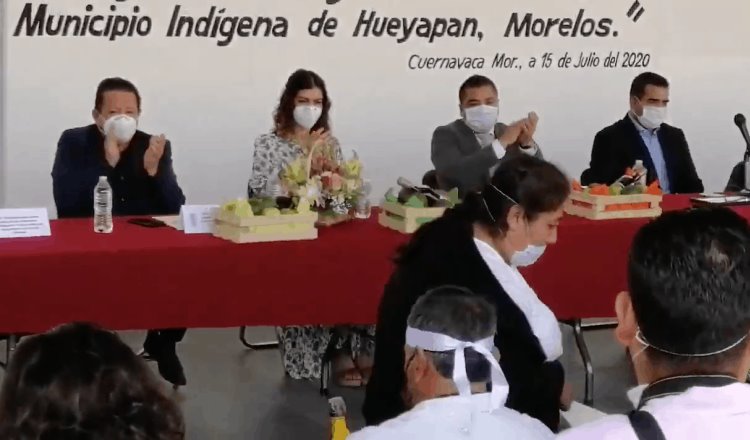 Entregan clave geoestadística a Hueyapan, y se convierte en el municipio 36 de Morelos