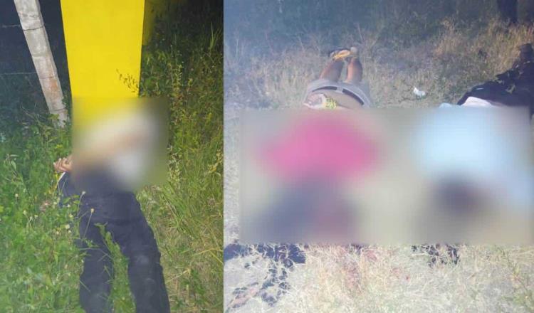 Posible venganza entre taxistas, la ejecución de tres miembros de la unión en Comalcalco