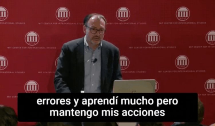 Aparece video de Luis Videgaray, ex secretario de Hacienda, donde es cuestionado en el MIT sobre los casos de corrupción en México