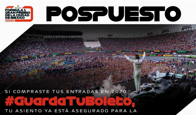 Posponen para 2021 el Gran Premio de México… 2020