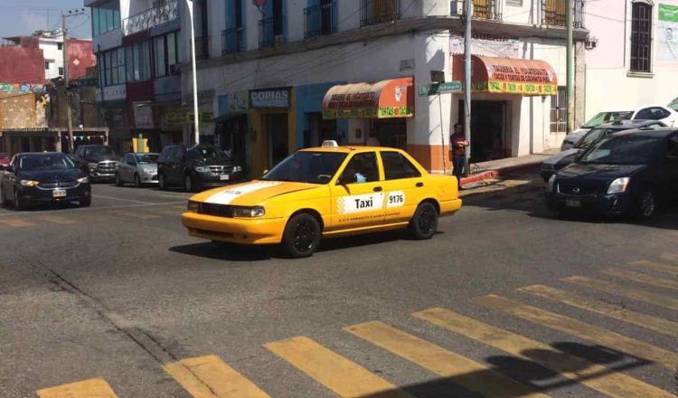 Reporta Unión de Taxis Amarillos pérdidas económicas de 60%