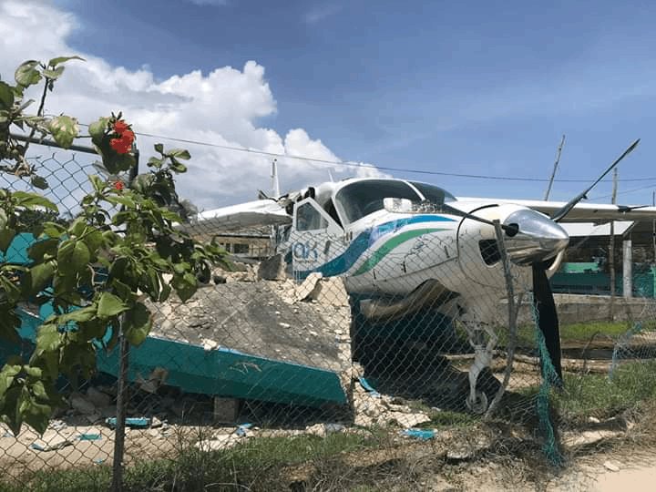 Se desploma avioneta en la Isla de Holbox; no hubo lesionados