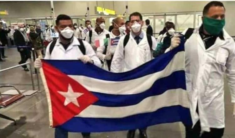 Agradece cancillería apoyo de médicos cubanos en la atención del COVID-19