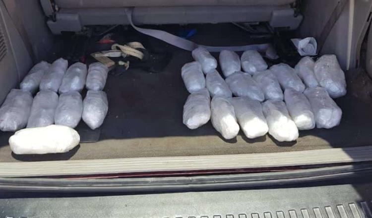 Decomisa Guardia Nacional 12 kilos de droga Crystal, en Durango