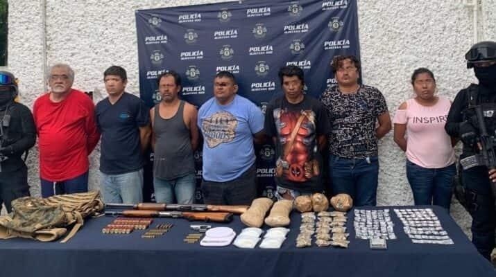 Detienen en Cancún a integrantes de una banda de delincuentes originarios… de Tabasco