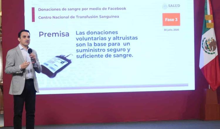 A través de Facebook, México se suma a una estrategia para la donación de sangre