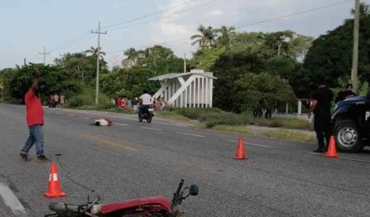 Fallece motociclista tras ser embestido en la carretera Frontera-Ciudad del Carmen