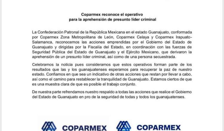 Celebran empresarios de Guanajuato detención de “El Marro”