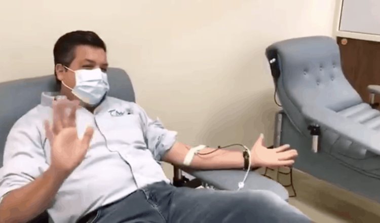 Tras recuperarse de Covid-19, gobernador de Tamaulipas dona plasma para pacientes graves