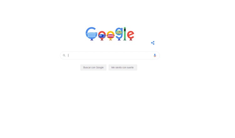 Lanza Google su Doodle para promover el uso de cubrebocas