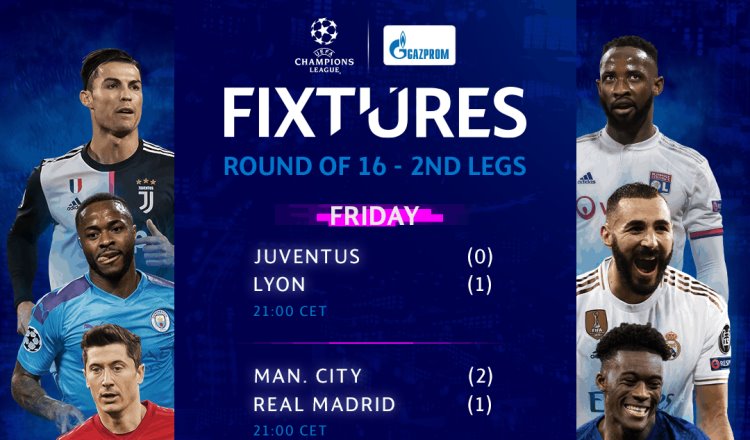 ¡Hoy arrancan los juegos restantes de Octavos de la Champions League!