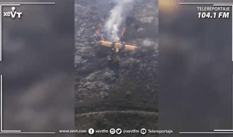 Muere bombero de Portugal y otro más resulta herido, tras estrellarse avión con el que sofocaban un incendio