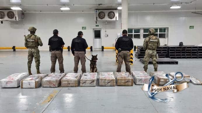 Asegura SEMAR 678 kilos de cocaína en puerto de Manzanillo