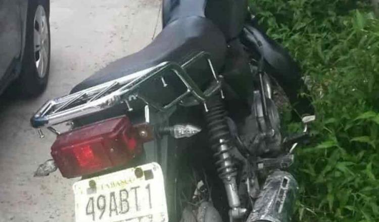 Aseguran moto robada en Gaviotas
