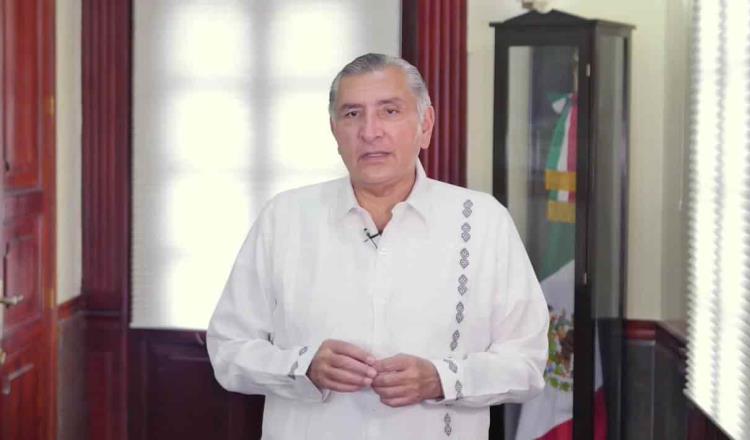 Tabasco permanecerá en semáforo rojo por 15 días más, anuncia el gobernador Adán Augusto López