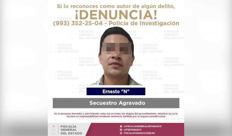 Detienen a sujeto acusado por secuestro en Cunduacán