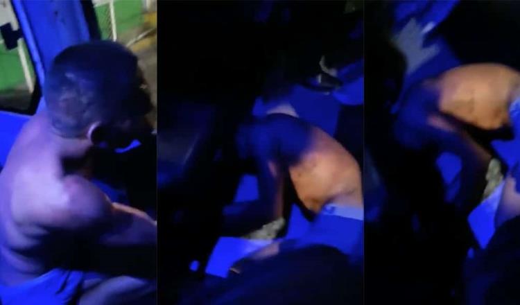 En Pantitlán, golpean a un asaltante arriba de unidad de transporte público