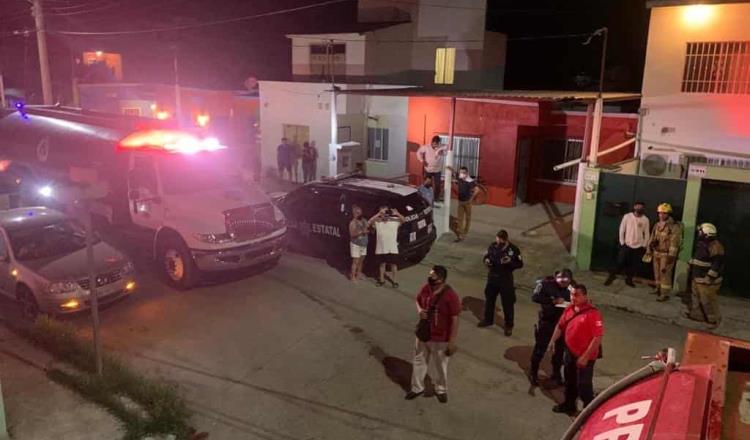 Se incendia tanque estacionario en una vivienda en la colonia Miguel Hidalgo