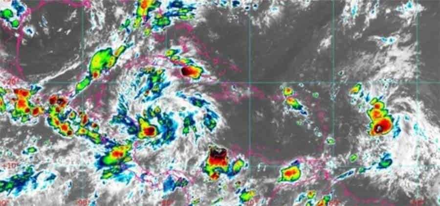 Alerta CONAGUA de Depresión Tropical Catorce en el Mar Caribe