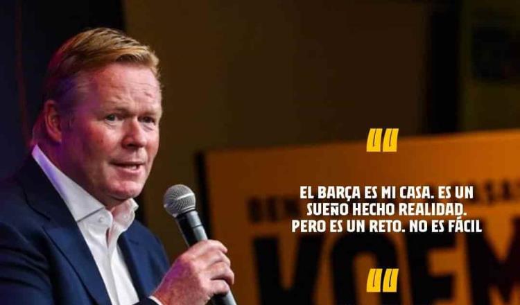 Ronald Koeman firma con el Barcelona hasta 2022: “es un sueño”, dice