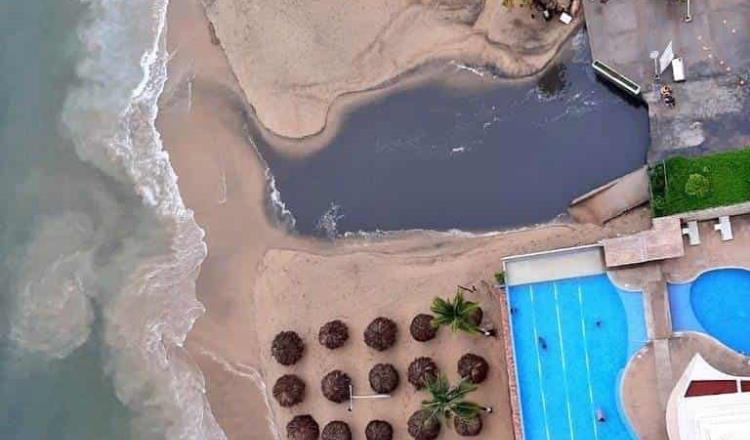 Vierten de nueva cuenta aguas negras en la Bahía de Acapulco
