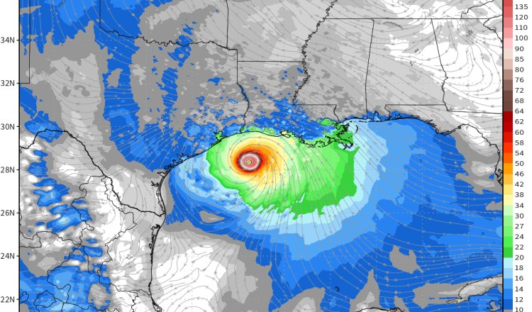 Huracán Laura dejaría inundaciones y marejadas catastróficas en costas de Texas y Louisiana