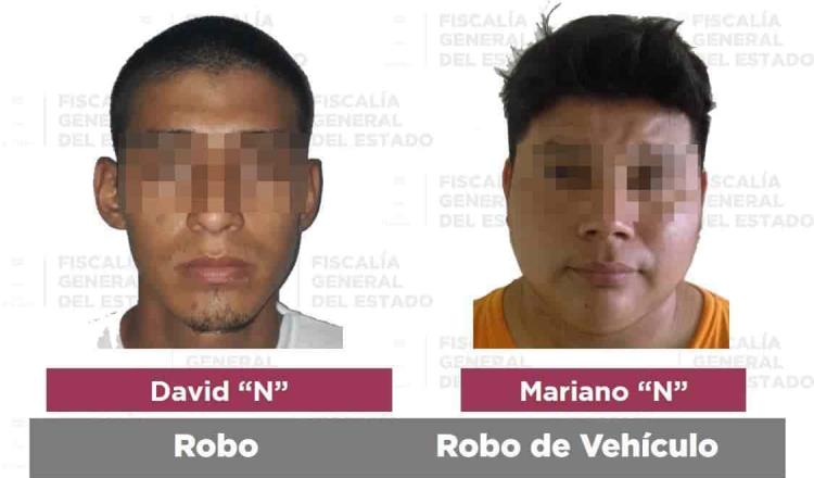 Detienen a tres sujetos por robo de autos y lesiones en Cardenas y Comalcalco