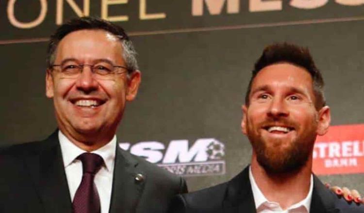 Bartomeu podría dejar la Presidencia del Barcelona, para que no salga Messi