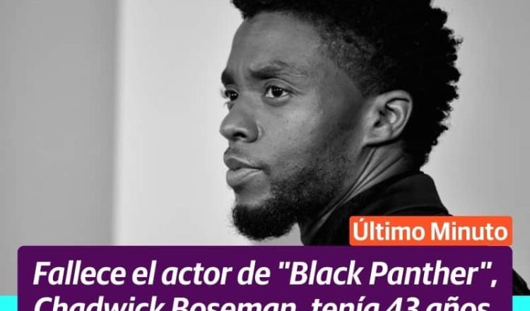 Muere Chadwick Boseman, protagonista de Black Panther a los 43 años