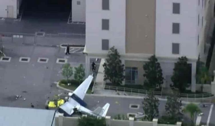 Avioneta se estrella en condado de Broward al norte de Miami-Dade, dos personas murieron en el accidente