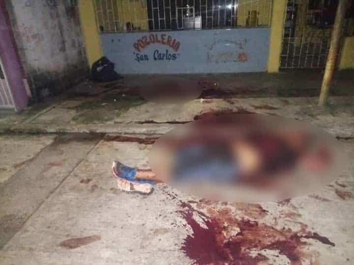 Matan a pareja a machetazos en Villa Benito Juárez… durante un pleito por cervezas