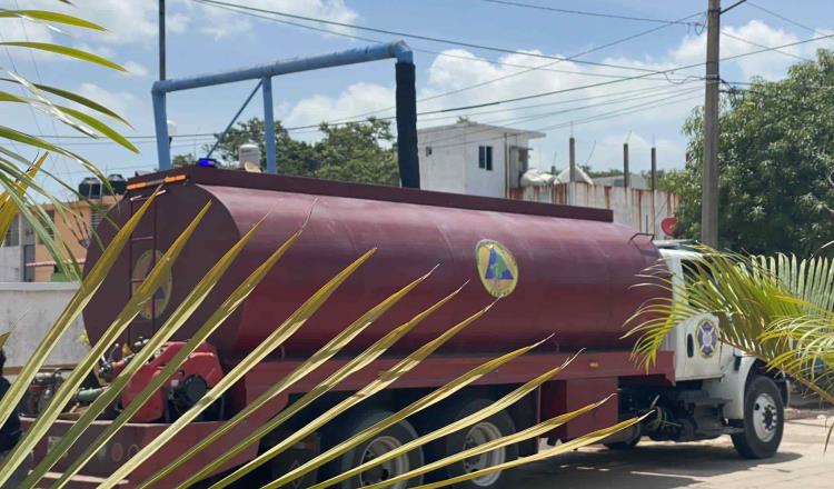 Con 20 pipas atenderá Centro solicitudes de agua por escasez durante temporada de calor