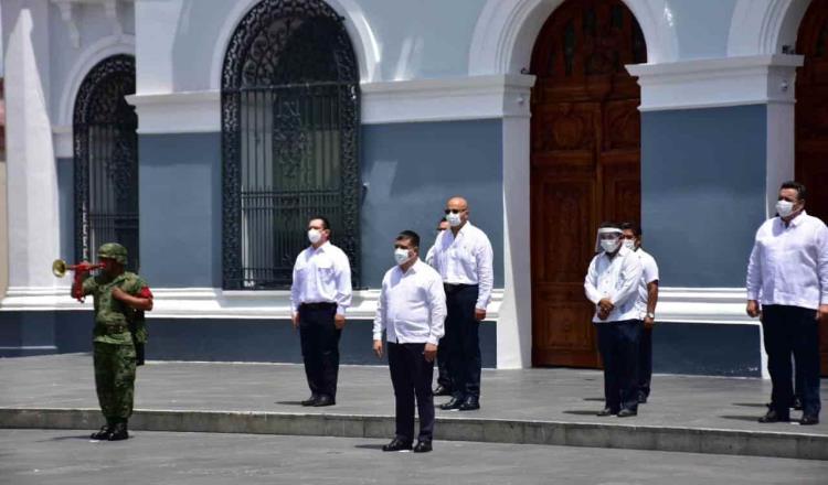 Concluye tercera semana de homenaje a víctimas de covid-19 en Tabasco; ayer presidió la Función Pública