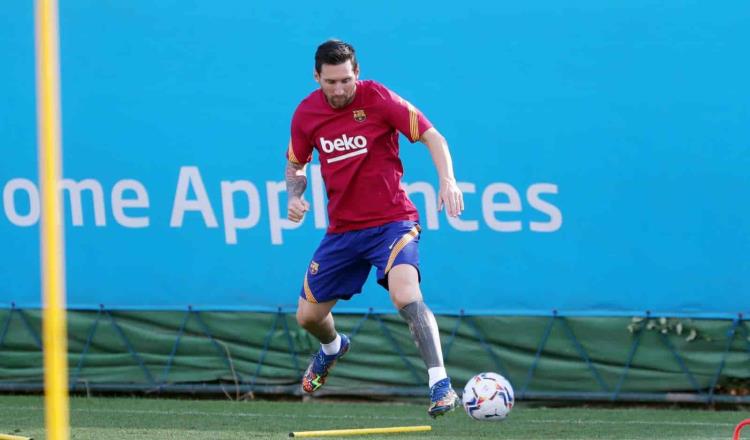 Lio Messi regresa a entrenamientos con el Barça