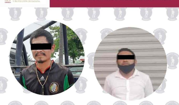 Detienen a dos sujetos por robo en Villahermosa