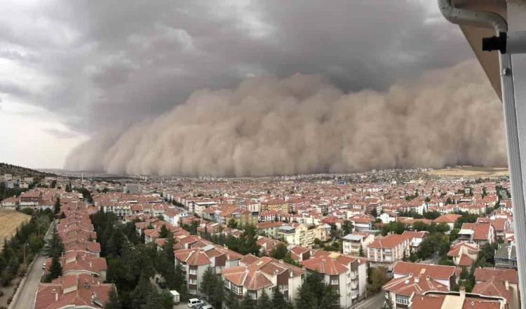 Tormenta de arena deja seis heridos en Turquía