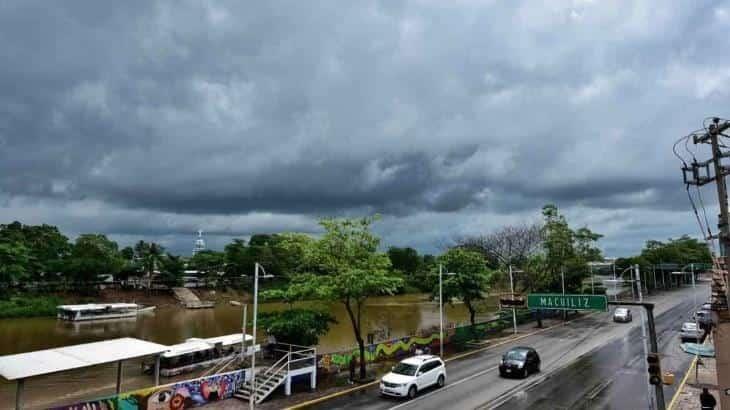 Prevé CONAGUA lluvias de hasta 50 mm en Tabasco