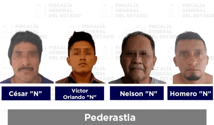 Aprehenden a 5 hombres por presuntos delitos sexuales en Tabasco