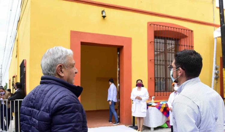 Supervisa López Obrador reconstrucción de viviendas afectadas por el temblor de 2017 en Puebla